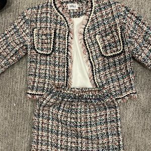 Lola and the Boys size 8 jacket and skirt